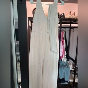 Banana Republic Cream Jumpsuit